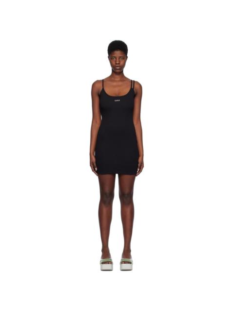 Off-White Black Off Stamp Basic Minidress