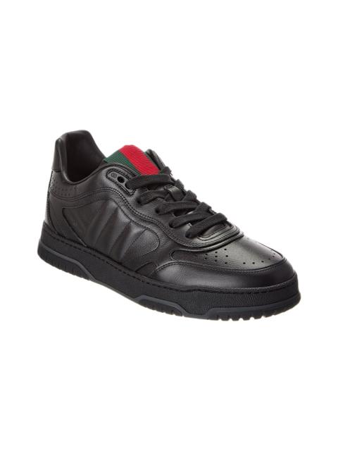 GUCCI Gucci Re-Web Leather Sneaker