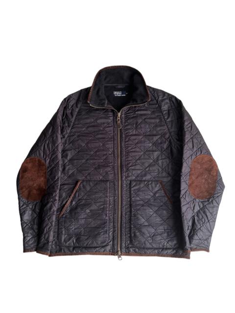 Other Designers OG Polo Ralph Lauren Diamond Quilted Leather Bomber Jacket