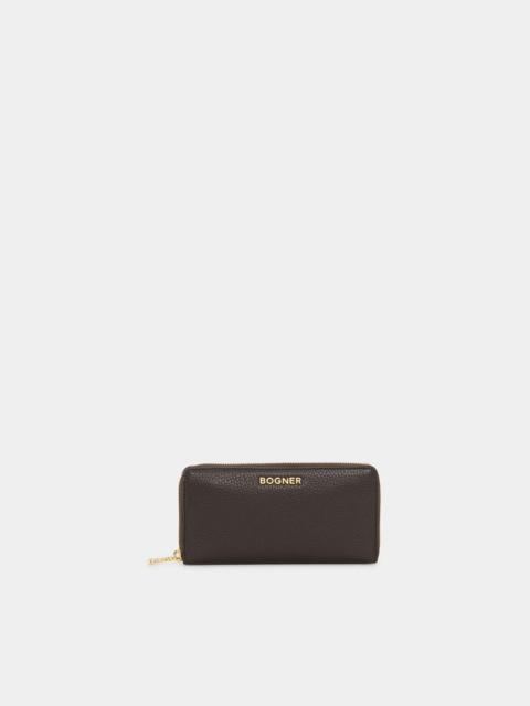 BOGNER Wallet Wallis Ela in Dark brown