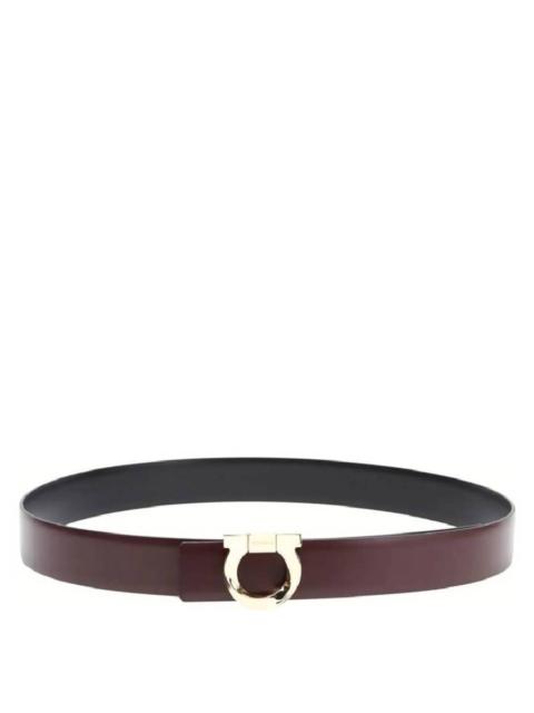 FERRAGAMO Ferragamo Gancini Reversible Leather Belt