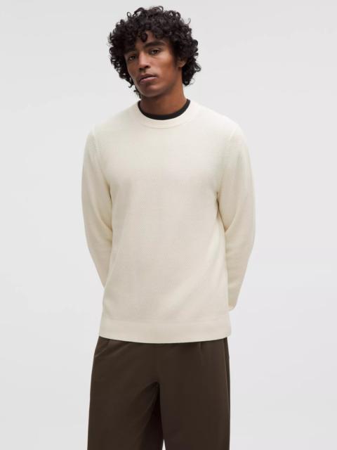 lululemon Textured Knit Crewneck Sweater