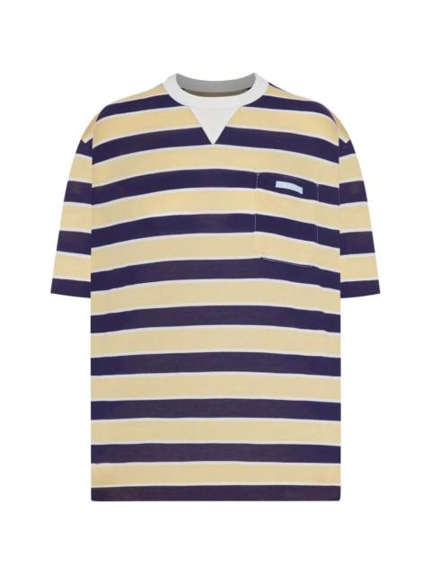 Prada Prada Women Striped Round Neck