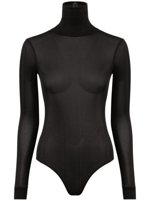 Maison Martin Margiela Women Body Collo Alto Semitrasparente