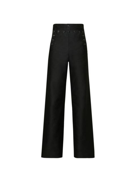Maison Margiela wide-leg satin trousers