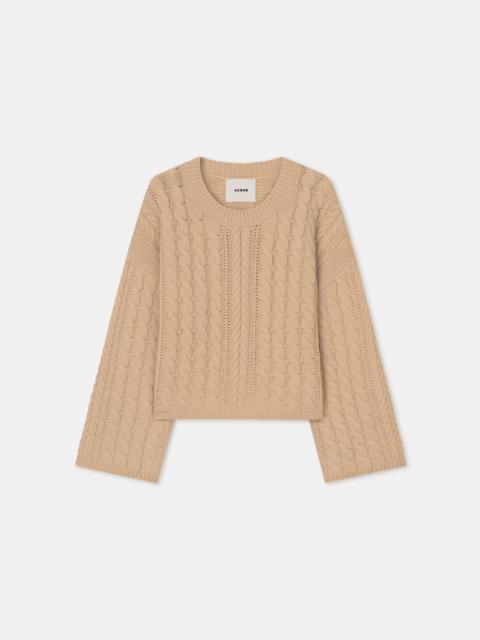 AERON JIL
Cable-knit merino sweater