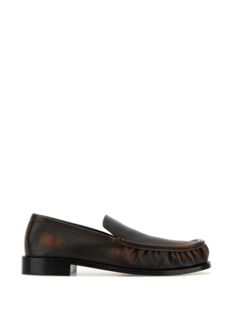 Dries Van Noten Dries Van Noten Men Brown Leather Loafers