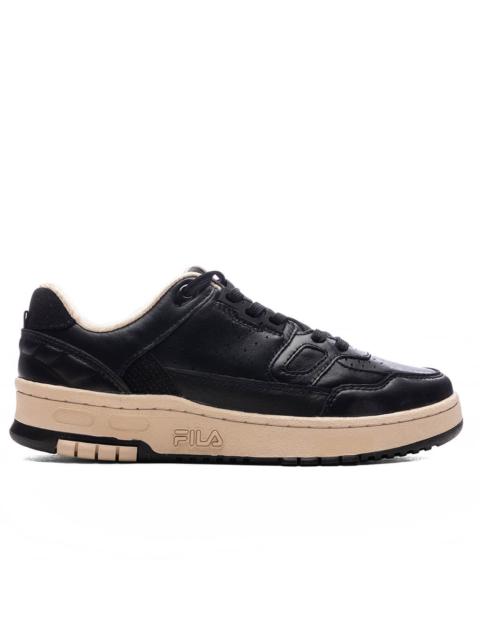 FILA WOMEN'S RISSMO LOW LUX - BLACK/BRAZILIAN SAND