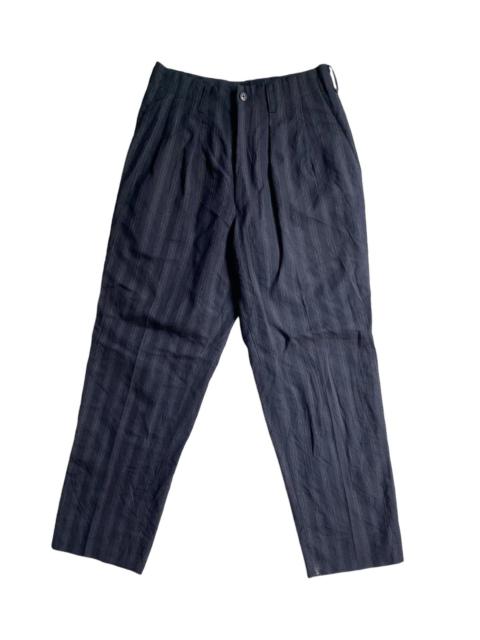 Yohji Yamamoto Y’s Wool Stripe High Waist Pants
