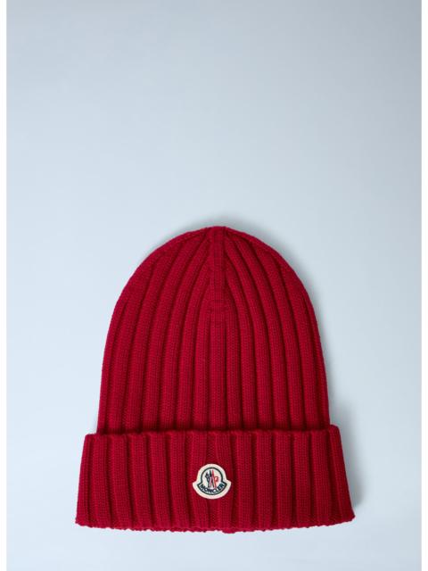 Moncler Moncler Women Logo Motif Beanie Hat