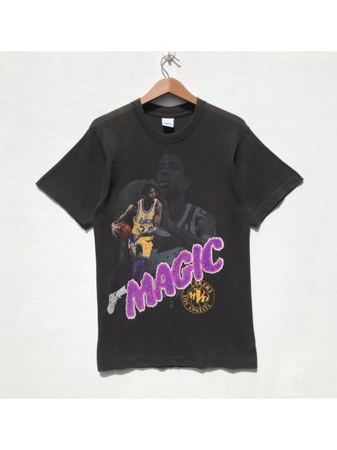 Other Designers Vintage 90s Magic Johnson Lakers NBA Shirt SunFaded