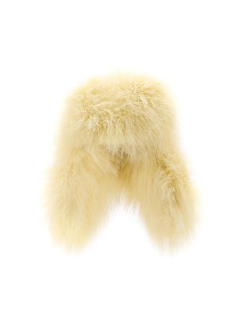 JACQUEMUS Grande Chapka Faux Fur Hat yellow