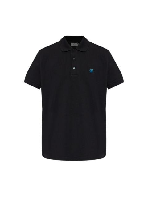 Etro Etro Black Polo Shirts Men