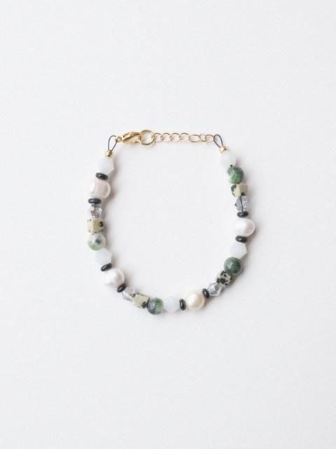 Other Designers Multi Natural Stones and Freshwater Pearls Handmade Bracelet