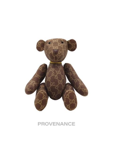 GUCCI Gucci Teddy Bear - GG Canvas Brown