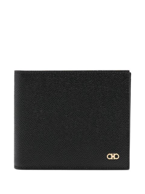 FERRAGAMO Ferragamo Men Gancini-Plaque Grained Leather Wallet