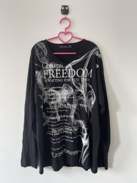 Other Designers If Six Was Nine - Rare Vintage CLASH AHEAD Poem Smoke Hysteric Lgb Style