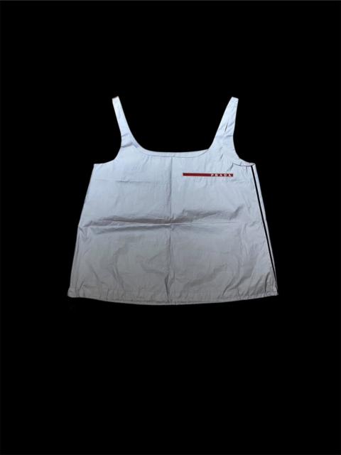 Prada Prada linea rossa SS 2021 reflective nylon tanktop
