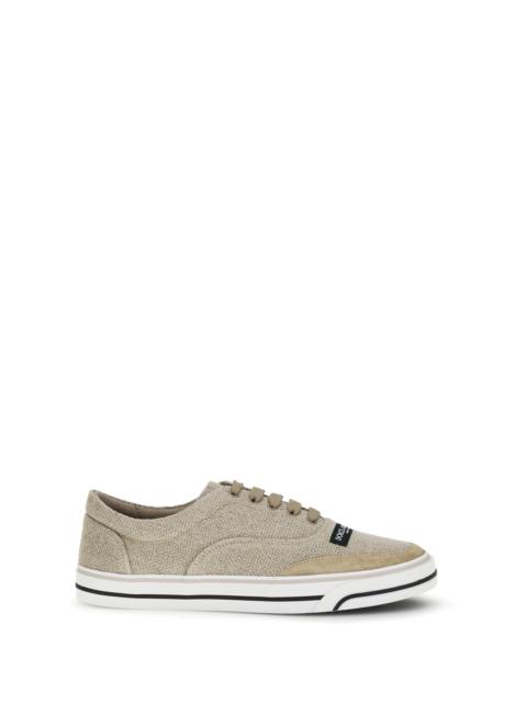 Dolce & Gabbana Dolce & Gabbana DG Sailing Linen Sneakers Beige