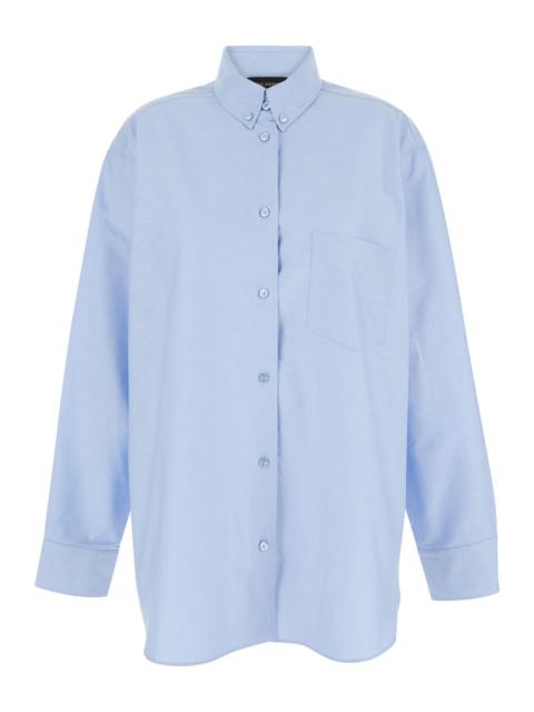 THE ANDAMANE - The Andamane Women Light Blue Shirt With Buttons In Cotton Blend Woman