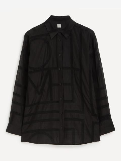 TOTEME Classic Crochet Shirt