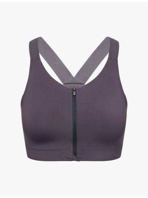 On Endurance Zip Stretch-Woven Sports Bra