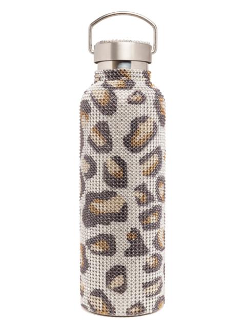 Collina Strada CHEETAH RHINESTONE WATER BOTTLE