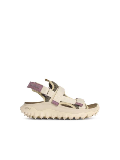 Moncler Moncler 'TRAILGRIP Vela' Ivory White Polyamide Sandals