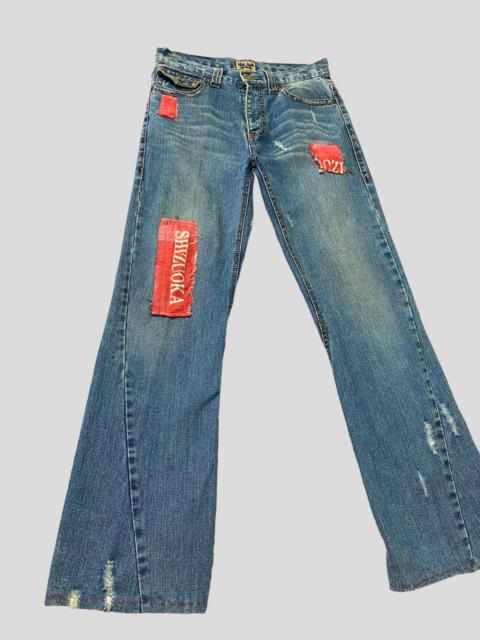 Other Designers Flared Vintage NYLAUS JEANS PATCHES Boot Cut Denim