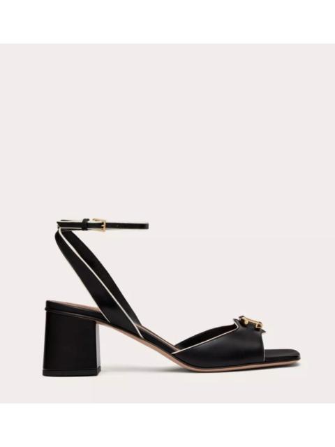 Valentino Valentino V-Logo Leather Sandal