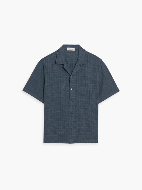 Other Designers Camp checked linen and cotton-blend shirt