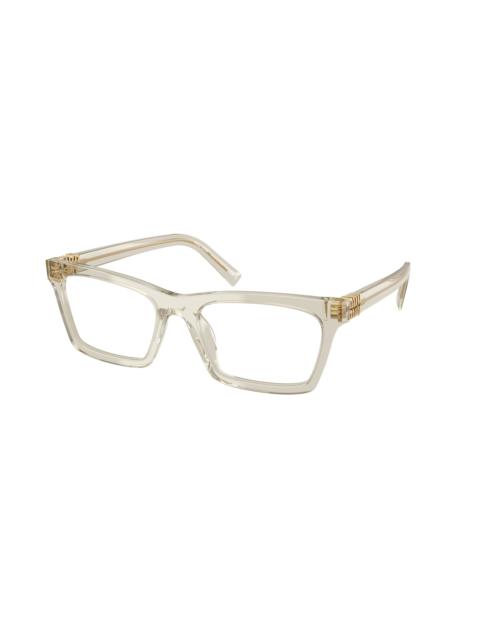 Miu Miu Miu Miu Demo Rectangular Ladies Eyeglasses MU 04WV 12U1O1 55