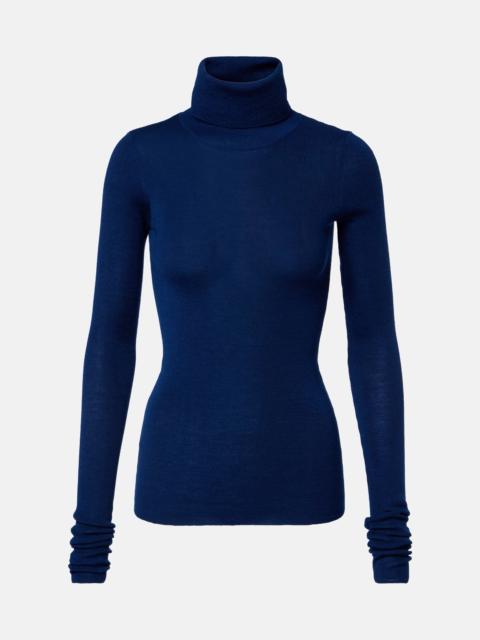 The Frankie Shop Utica wool and cotton turtleneck sweater