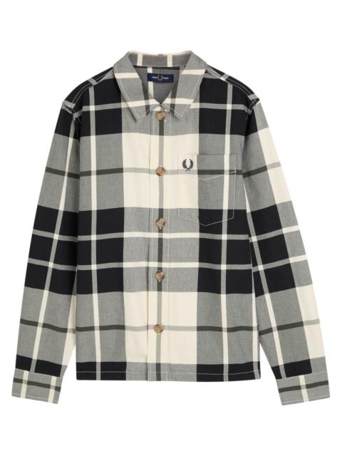 Fred Perry Fred Perry Checked Twill Overshirt
