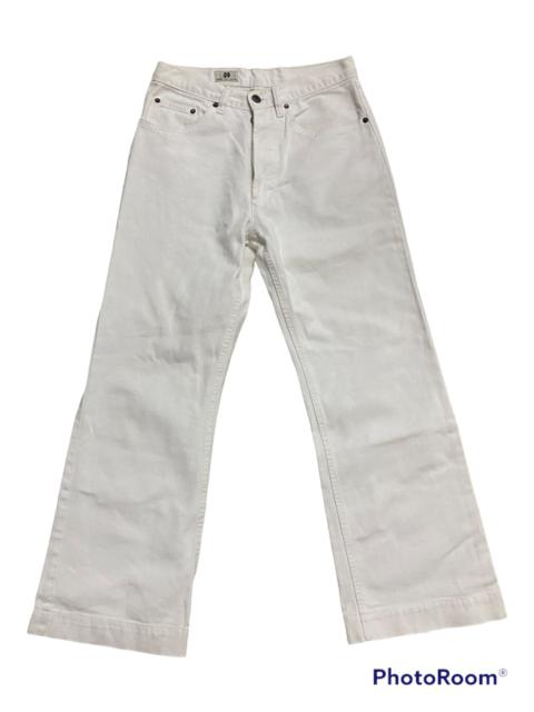Vintage Dries Van Noten Flare White Denim Jeans