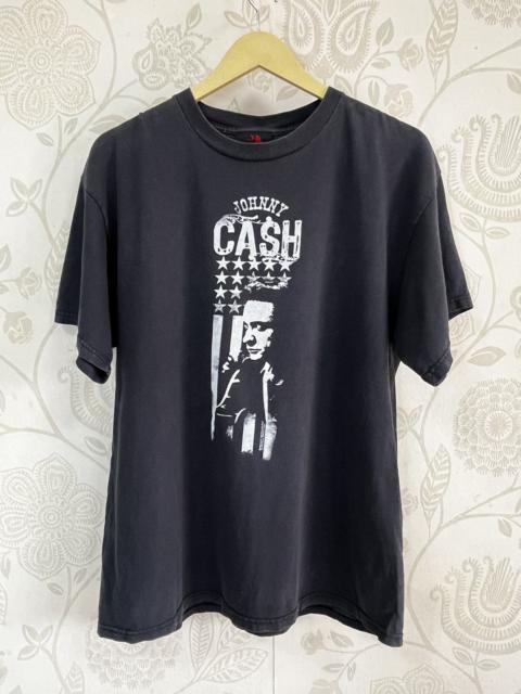 Band Tees - VINTAGE JOHNNY CASH FADED TSHIRT ROCK TEES COPYRIGHT 2005