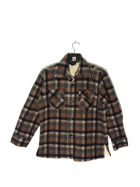 Other Designers Japanese Brand - Japanese Brand Big Sunday Winter Wool Plaid Shirt