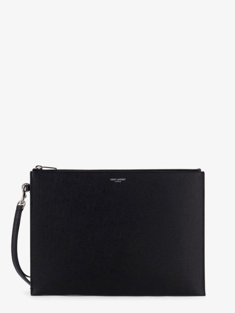 SAINT LAURENT Saint Laurent Men Leather Clutch