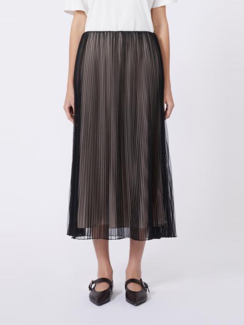 WEEKEND Max Mara Weekend Max Mara Baby Pleated Maxi Skirt in Black at Nordstrom