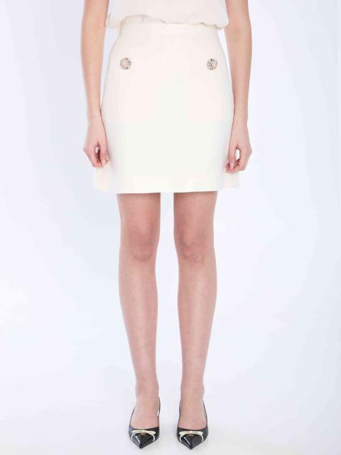Valentino Garavani Women Crepe Couture Mini Skirt