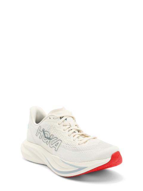 HOKA HOKA Mach 7 Running Shoe in Alabaster /Soaring Blue at Nordstrom