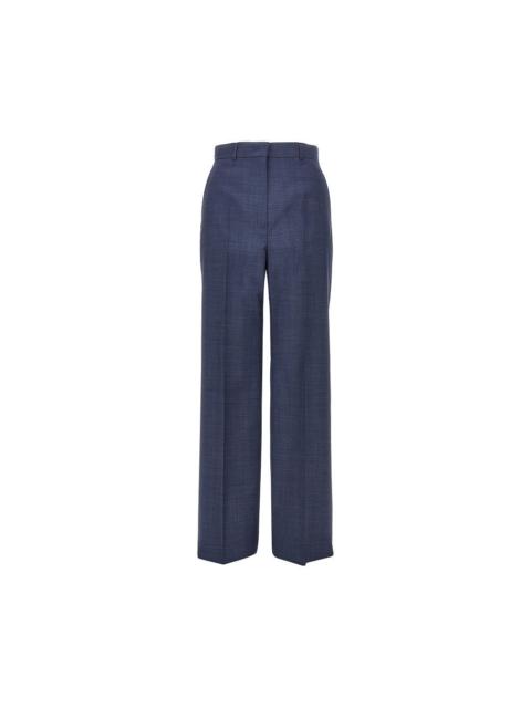 Max Mara Studio Max Mara Studio Virgin Wool Tailored Pants Blue