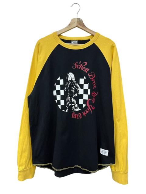 Schott Schott NYC Iconic Girl Graphic Raglan - Hysteric Glamour Era
