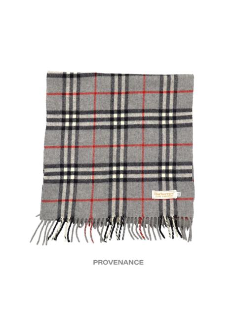 Burberry Scarf - PURE CASHMERE Nova Check Grey