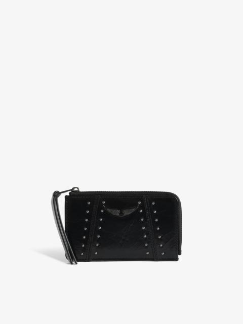 Zadig & Voltaire ZV Card Vintage Patent Studs Cardholder