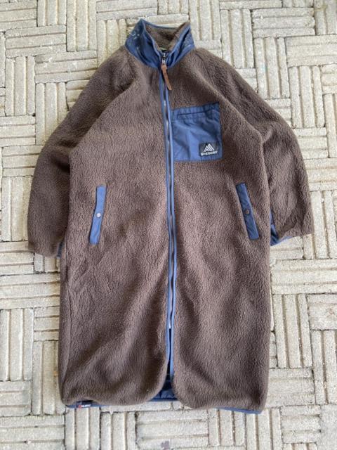 Other Designers Gregory long bulky fleece reverseable jacket