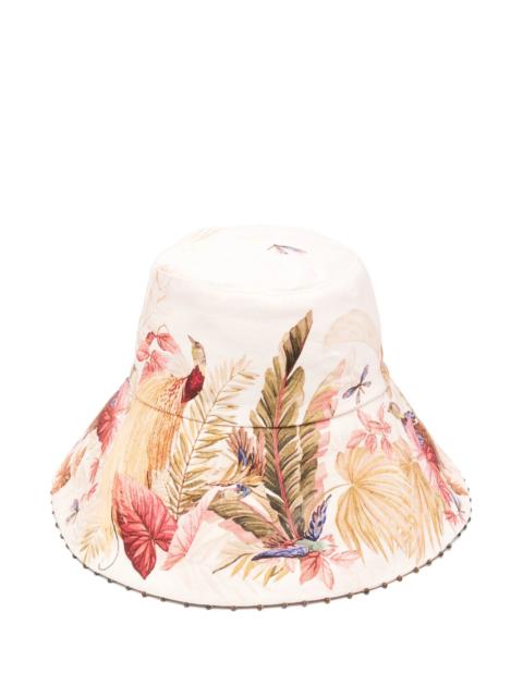 Zimmermann printed bucket hat