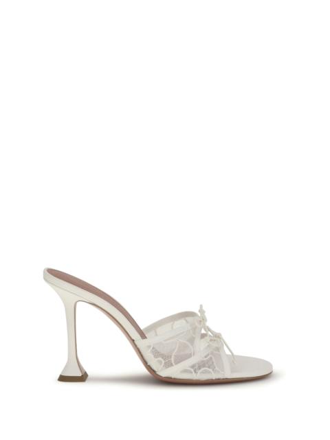 Amina Muaddi Amina Muaddi Women Eleonora Lace Slipper 95