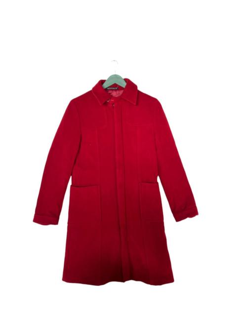 Other Designers Designer - Vintage Ined By Yohji Yamamoto Wool Coat Jacket