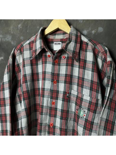 Moschino vintage moschino plaid flannelshirt
